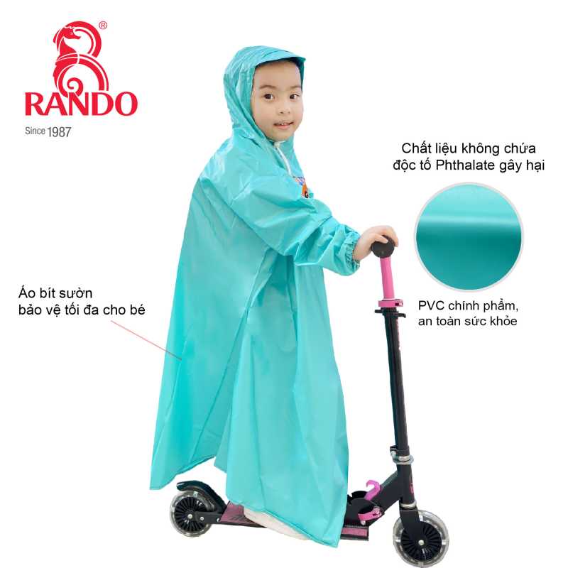 Áo mưa trẻ em Bisur Kids