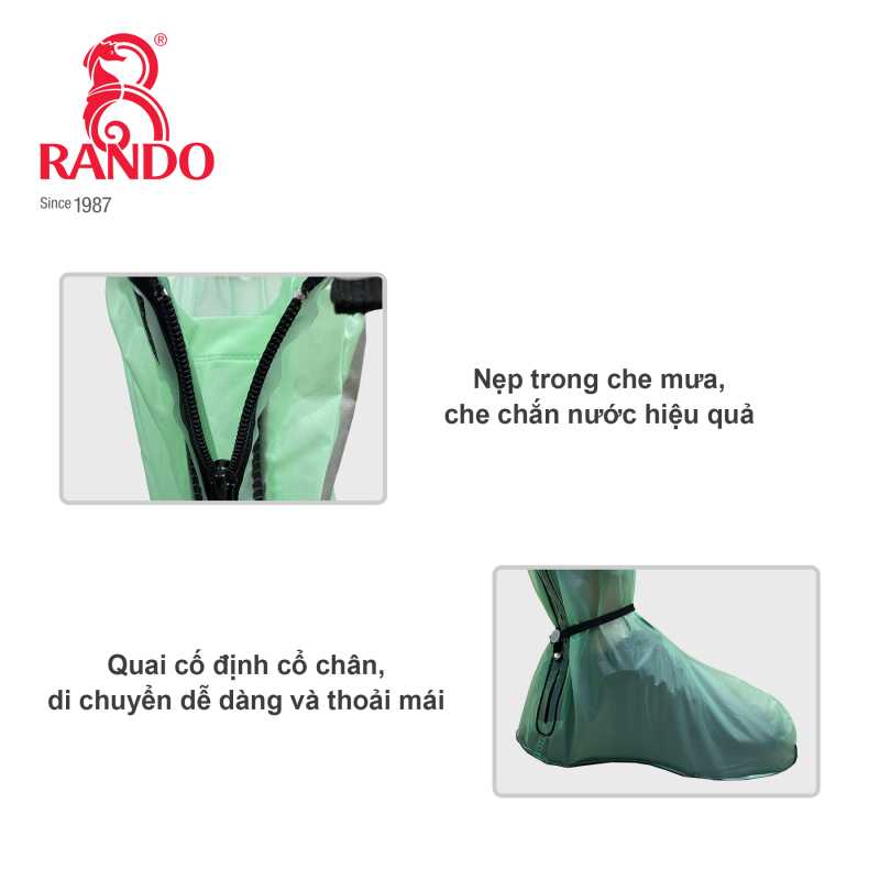 Nẹp trong che mưa giữ đôi giày luôn khô ráo